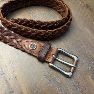 COPY - Vintage leather braided belt